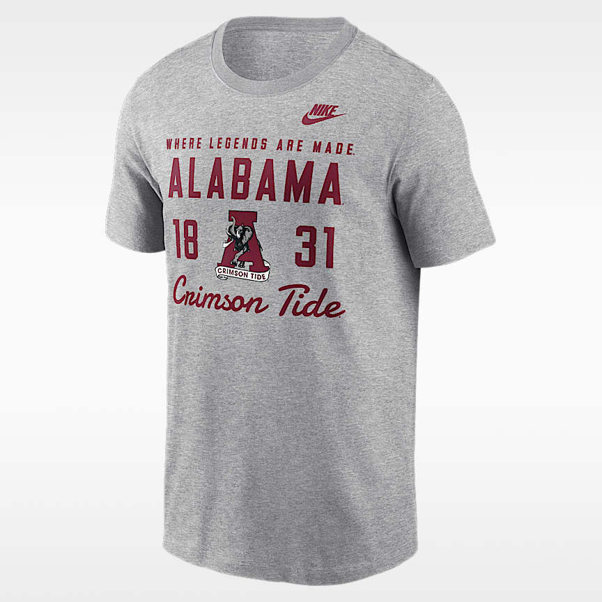 Alabama Legacy Women's Nike College Cropped Oversized 1/4-Zip Crew